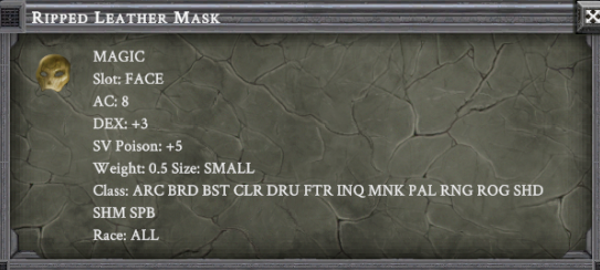 RIPPED LEATHER MASK item card
